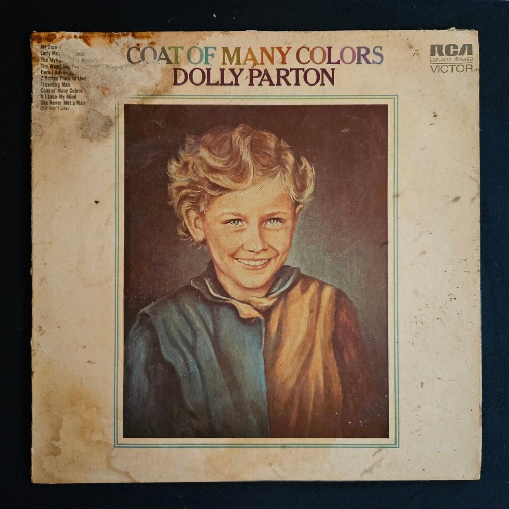 Dolly Parton Coat of Many Colors Original Vinyl Record Album